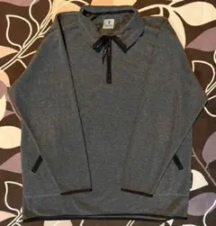 HR HIRO SECTION ヒロ バック刺繍 でかロゴ ハーフジップ