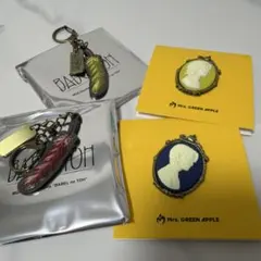 Mrs. GREEN APPLE キーホルダーとブローチセット バベル ガチャ