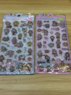 ハ*ー様 ラブブ　プクプク　 キャラクターシール 2枚セット