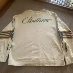 Pendleton XL プリントスウェットクリーム色のサムネイル