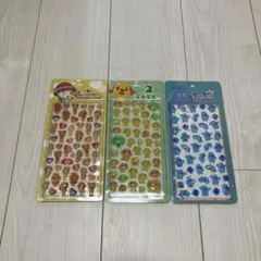 ぷくぷくシール 3パックセット