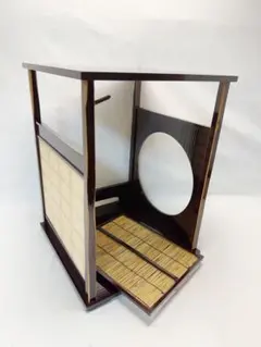美品 茶道具 桐木地 旅箪笥 利休好写 野点 茶器 茶の湯の棚 - メルカリ