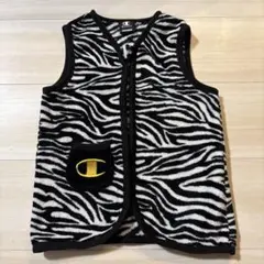 Champion ゼブラ柄 ベスト