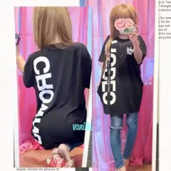 【RODEO CROWNS】バックロゴ オーバーサイズ Tシャツワンピース