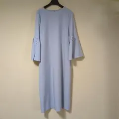 ユナイテッドアローズ　グリーンレーベルリラクシング　水色　ワンピース　新品