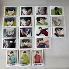 ブルーロック チェキ風 ブロマイド カード まとめ売り18枚