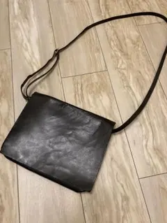 Lacoste レザーショルダーバッグ 黒 swag drip - メルカリ