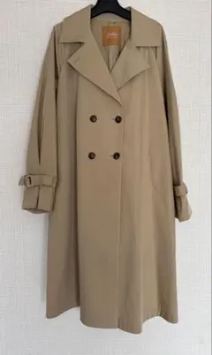 レリアン　ベージュ ポリエステル トレンチコート