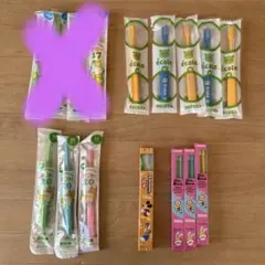 子ども用歯ブラシ、仕上げ磨き用歯ブラシセット