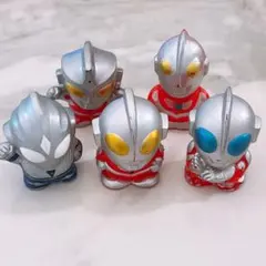 ウルトラマン　指人形　ソフビ　フィギュア　特撮　5個セットのサムネイル