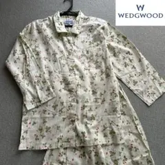WEDGWOOD 花 いちご 長袖 上下 コットン パジャマ L