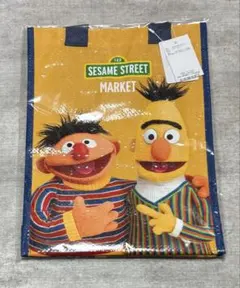 セサミストリート　バート　アーニー　ショッピングバッグ