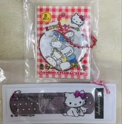 レアキラキラシール入り　シャカシャカフレークシール風チャーム キティ　チャーミー