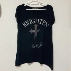 y2k グランジ トップス ラインストーン 十字架