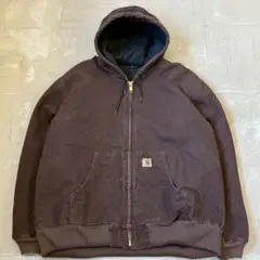 Carharttアクティブジャケット ダークブラウン 希少 DKB カーハート カモラインド アクティブ ジャケット（ダーク