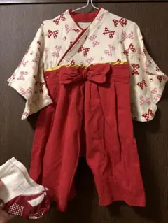 袴風ロンパース