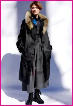 新品14万23aw　コレクション　Y's　2way　ロングコート　ワイズ　ヨウジ