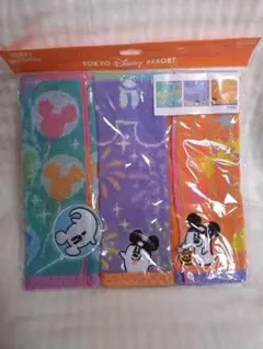 ディズニー　ハロウィン　ミニタオルセット　おばけ　ミッキー