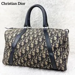 Christian Dior クリスチャンディオール トロッター ボストンバッグ