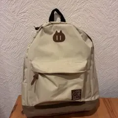 ねこぺん日和 リュック バックパック ベージュ