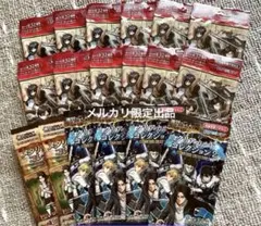 進撃の巨人　カード　セリア　クリアカード　メタリックカード　18点