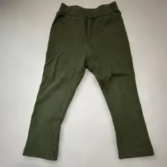 オリーブグリーン レギンス ポケット付き