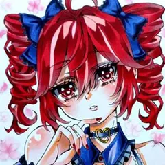 手描きイラスト 重音テト ボカロ
