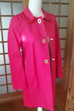 新品未使用 COACH♥️ステンカラーコート レッド 9号