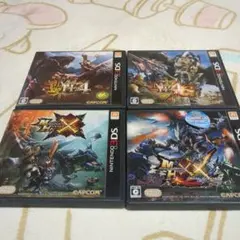 モンハン 4 4G X XX 4点セット 3DS ソフト