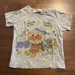 アンパンマン 半袖Tシャツ グレー 95cmのサムネイル