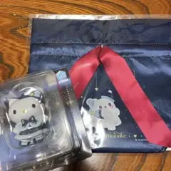 サンリオ HappyくじA賞　キティ　フィギュアC賞 はなまるおばけ ポーチ