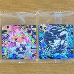 鬼滅の刃シールウエハース14 SR 甘露寺蜜璃 伊黒小芭内 2枚セット