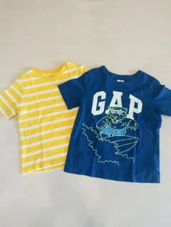 GAP Tシャツ 4T 青と黄色