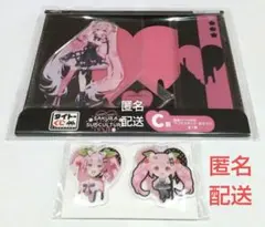 タイトーくじ 桜ミク 初音ミク 背景パーツ付きクリアスタンド クリアバッジ ミク