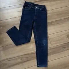 ダークブルースリムフィット長ズボン