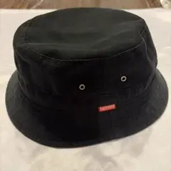Supreme ブラック バケットハット