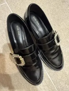 SLOBE IENA ブラックローファー 23.5cm