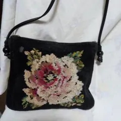 FEILER 花柄刺繍 ショルダーバッグ