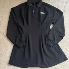 SHEIN dazy ポロシャツミニワンピース 長袖 ドロップショルダー