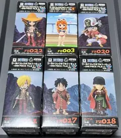 ワンピース ワーコレ 6個セット ルフィ ゾロ サンジ ナミ ウソップ ロビン