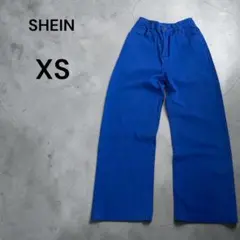 【A99】SHEIN ワークパンツ XS ブルー ストリート アメカジ 古着