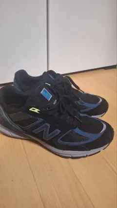 New Balance990V5　 スニーカー 黒/青