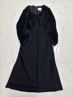 M 新品　troisiemeCHACOトロワズィエムチャコ　ワンピース　ブラックのサムネイル