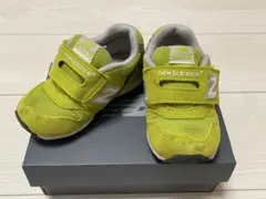 new balance ベビー スニーカー イエロー13.5cm クリーニング済
