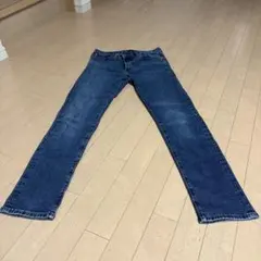 UNIQLO JEANS ダークブルー ストレートデニム