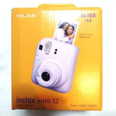 【新品】FUJIFILM instax mini12 チェキ ライラックパープル