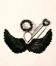 黒悪魔風コスプレセット8点セット