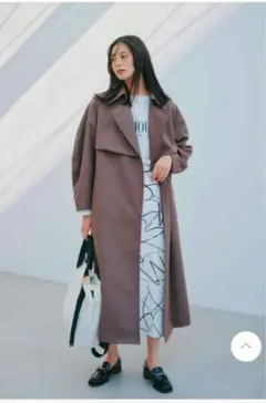 新品未使用LOUNIE★ルーニィ　トレンチコート　ブラウン　36