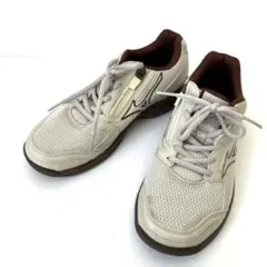 美品✨MIZUNO チャック付き　ウォーキングシューズ ミズノ　【22.5】