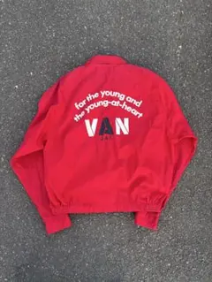 VAN JAC ヴァンヂャケット スイングトップ 赤 M バックロゴ アイビー